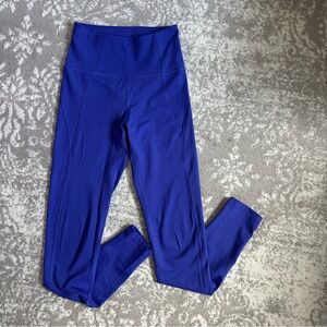 Girlfriend collective Vibrant Blue High-Waisted Leggings